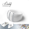 Schicksal Schmuck Kristalle von Swarovski Ring neue Keramik-Ringe